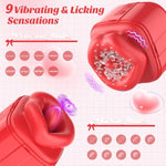 Vibrator Tongue Toy For Women - 6D Real Touch Big Mouth Sucking Vibrator Adult Toys, Discreet Mini Vibrators Rose Sex Toy, Clit Nipple Toys & Clitoral Pump Vibrater Mimic Oral Sex, Vibradores Sexual