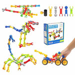 Building Blocks For Kids, 70 Pcs Stem Toys For Boys And Girls, Fun Toy Playset For Creative Kids, Educational Activities (70 Pcs)