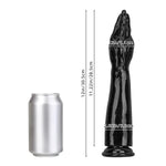 Realistic Long Hand Dildo Butt Plug - Long Black Fist Dildo Lifelike Hand Dildos Huge Anal Plug For Anal Stretching Large Anal Dilator With Strong Suction Cup For Men Women (12Inch)