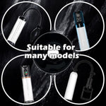 Silicone Penis Pump Sleeve For Electric And Manual Pump Universal Penis Vacuum Sleeve Penis Pump Cylinder Accessories Penis Suckers Enhancement Dick Pump Replacement Set For Penis Extension 3 Pcs