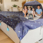 Blanket Fort Building Kit For Kids, 4 Blanket Toteafort Toy, Make A Portable Playhouse, Play Tent Indoor Outdoor Build Set, Stem Children Toy, Ages 4, 8, 12 +, Starry Xl