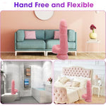 Realistic Dildo, Sex Toys For Beginners, Anal Plug For Women, Lesbians, Men, Gay And Couple (7" Flesh-1)