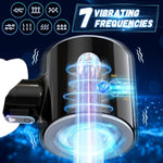 Automatic Male Masturbator Cup, 7 Thrusting & Vibrating Modes, Dual Open-Ended Design, Powerful Blowjob Stroker & Penis Massager, Premium Pocket Pussy Sex Toy For Men