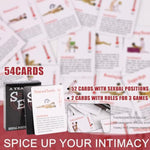 Sex Position Cards,Date Night Sex Card Couple Game Cards, Adventurous Playing Card Game For Couples,Romantic Position Cards Bedroom Games For Couples