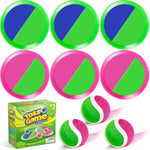 Outdoor Toys For Kids Ages 3-5, 4-8, 8-12 - Ball Catch Game For 3 4 5 6 7 8 -12 Year Old Boys Girls, Outside Toss Game Set For Beach, Pool, Yard - Toddlers Birthday Gifts Easter Basket Stuffers(6Pcs)