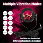 Testicle Electrical Sleeve Cbt Cock And Ball Torture Bondage Chastity Device Bdsm Silicone Scrotum Stretcher Testicles Toys Sex Things For Couples Kinky Crusher Sm Adult Games For Men Black(40Mm)