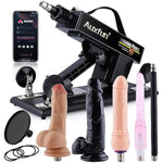 Sex Machine, Auxfun Automatic Dildo Machine With Bluetooth App Control,Thrusting Machine For Women With 6 Accessories,Sex Machine Attachments Sex Toys