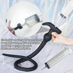 41" Bdsm Extra Long Silicone Anal Plug Douche Set With 150Ml Syringe, Shower Douche Nozzle For Travelling Extended Enema, Hollow Butt Plug Dildo Sm Sex Toys For Adults Male Female Couples (L)