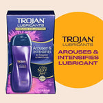 TROJAN Arouses & Intensifies Personal Lubricant, 3 oz. Bundle with Astroglide Lube Plus Libido (2.5oz) Arousal Lube