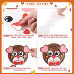 24 Sets Thanksgiving Turkey Plate Craft Kit for Kids & Adults
