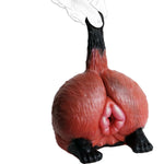 Realistic Animal-Shaped Masturbator for Men - 3D Textured Vagina Stroker with Fox Tail