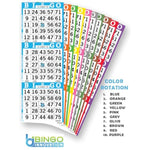 100 Pack Bingo Books with 3 Faces, 10 Pages Each, Disposable Game Books for Seniors and Adults