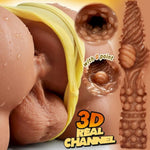 5.5Lb Realistic Male Masturbator With Bubble Butt, Anal Masturbator With Lifelike Testicles And Tight Anus For Men Masturbation, Male Sex Dolls For Gay Sex Toy