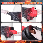 8.74" Monster Strap On Dildos Thick Dildo Sleeve Panties,High Elastic Silicone Wearable Strapless Male Delay Ejaculation Hollow Dildo Sleeve Panty, Fantasy Panty Adult Sex Toys & Games For Lesbian Gay