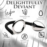 Metal Cock Ring With Butt Plug Male Sex Toy Prostate Massager Penis Ring For Men Steel Anal Plugs Asshole Training Man Sex Toys