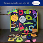 Felt Story Pieces With Board?The Very Hungry Caterpillar ? 24 Pcs Large Animals Felt Board Set For Toddlers,Preschool,Teachers, Speech, Therapy, Home Travel,Classroom