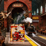 Magic Train Station Book Nook Kit: Acrylic Train 3D Puzzle Model With Lights, Magical Platform Scene Wizard, Xmas Gifts Toy For Boys Girls Kids Teens Adults, Desk Room Decor Home Decoration 8+
