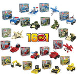 Mini 16 Car Building Blocks Compatible With Lego Party Favors For Kids, Prizes For Kids Classroom, Goodie Bag Fillers