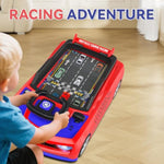 Musical Steering Wheel Racing Car Toy, Racing Adventure Car Steering Wheel For Toddler Kids, Toddler Simulated Driving Game Cars With Sound And Light, Xmas Birthday Gifts For Kids Ages 3+