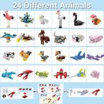 Party Favors For Kids,24 Packs Mini Animals Building Set Compatible With Lego For Classroom Prizes Goodie Bag Fillers Stocking Stuffers Easter Gifts For Boys Girls Birthday Gifts 762 Pcs
