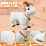 Screaming Goat Toy, Screaming Goat Plush Toy, Makes Fun Screaming Goat Sounds, Features Goat Bell, Fun Gift For Friends And Co-Workers