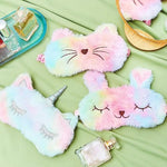 3 Pcs Kids Sleep Mask, Cat,Unicorn, Rainbow