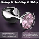 Monster Knot Dildo & Metal Butt Plug 8.35" Silicone Dildo 3.1" Anal Plug