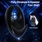 Prostate Massager Male Sex Toy - Male Masturbator Penis Sleeve Stroker With 9 Vibrating + Tapping Modes Adult Toys Men Vibrator Penis Training Glans Stimulator Soft Silicone Sensory Toys