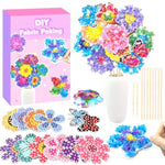 Poke-In Flower Bouquet Craft Kit for Kids Ages 4-10 with 10 Flowers & 2 Butterflies