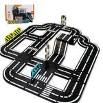 Magnetic Tiles Road Set, Magnet Tiles For Kids Ages 3-5 4-8 5-7, Magnetic Building Blocks Montessori Educational Stem Creativity Toys 3+ Year Old Boys & Girls Toddlers Kids Christmas Birthday Gifts