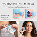 Sensitive Menstrual Cups 2-Pack Ultra-Soft Set, Small & Large