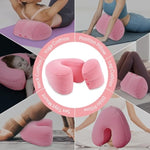 Sex Pillow Dildo Pillow Inflatable Sex Position Pillow Dildo Mount With Dice Sex Furniture For Couples (Pink)