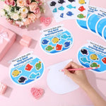 30 Pcs Grandparents Day Fishbowl Card Craft Kit with Stickers