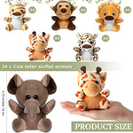 59 Pcs Adopt An Animal Wild Birthday Decor Party Favor 24 Safari Jungle Animals 24 Certificate Cards 10 Pencils With Adopt An Animal Sign Adoption Certificate Set For Party Birthday Gifts