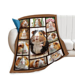 Guinea Pig Blankets, Guinea Pig Throw Blankets, Gifts For Women Men Boys Girls Lover Adult Cozy Fleece Flannel Bedding Stuff Animal Plush For Couch Sofa Bed 50"X40"