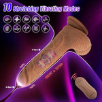 Vibrating Dildos Vibrator Sex Toys For Consoladores Realistic Dildos 8’’ Penis With Suction Cup For Hands Free Play, Heating Modes Anal Dildo With Remote Control Couple Adult Sex Toys & Games