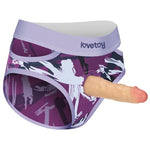 Strap on Harness with O-Ring, Purple Dildo Harness Underwear M/L