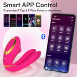 G Spot Vibrator, Dual Vibration & Patting Personal Massager, Adult Sex Toys for Women Couple Play, Waterproof, 9 Vibration Modes for APP Control