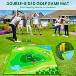 Golf Chipping Practice Mat For Backyard Games, Battle Golf Hitting Mat For Swing Training, Fun Golf Party Game, Perfect For Outdoor Activities