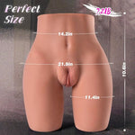 7.2LB Brown Sex Doll Realistic Pocket Pussy Male Sex Toy with Poseable Legs