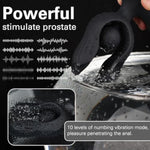 Inflatable Expand Anal Plug, Remote Control Expandable Anal Vibrator With 10 Vibration Modes G Spot Stimulator Prostate Massager