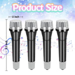 16 Pack Fake Toy Microphones Set, Plastic Microphone Props For Kids' Karaoke Stage Costume Role, 5.7 Inches Tall