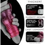 Real Soft Silicone Fantasy Penis Sleeve Selection, Rippled And Knotted Sheath, Sex Toy With Closefit Penis Ring, Male Genital Extender Sexsual Enhancement Device