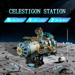 3D Wooden Space Station Model Kit for Adults DIY Assembly