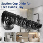 Monster Dildo, 9.06'' Realistic Fantasy Dildo For Virgin & Anal Stimulation, G-Spot Anal Dildo Adult Sex Toys & Games For Men Women (S)