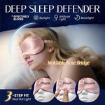 100% Mulberry Silk Sleep Mask for Women - Zero-Pressure Blackout