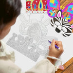 48 Pcs Color Your Own Paper Crowns & Masks, DIY Craft Activity for Kids