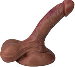 7" Realistic Silicone Dildo with Balls & Strong Suction Cup for Hands-Free Pleasure