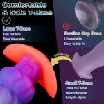 Large Butt Plug Xl Tentacle Anal Plug, Thick Butt Plug Wearable Big Buttplug Huge Light Up Tentacle Dildo, 6.50'' Monster Dildo Prostate Massager, Giant Anal Gay Sex Toy For Men Women Couples