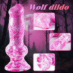 10 Inch Dog Knot Hard Dildo Monster With Suction Cup, Silicone Animal Fantasy Horse Knotted Anal Dildo Thick Large, Huge Dragon Colored Pink Xl Dildo Wolf Penis Anal Plug Unique Sex Toy For Men Women